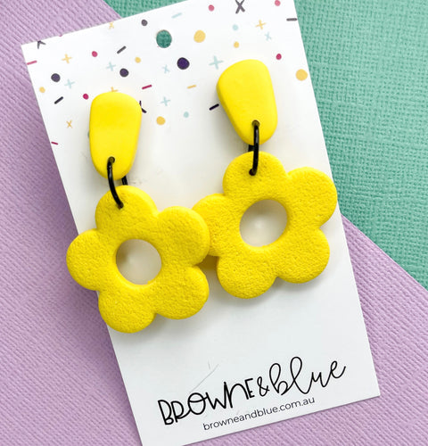 Sunshine Bloom Clay Dangles