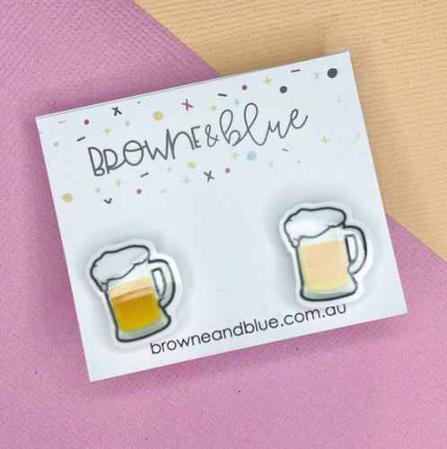 Beer Acrylic Studs