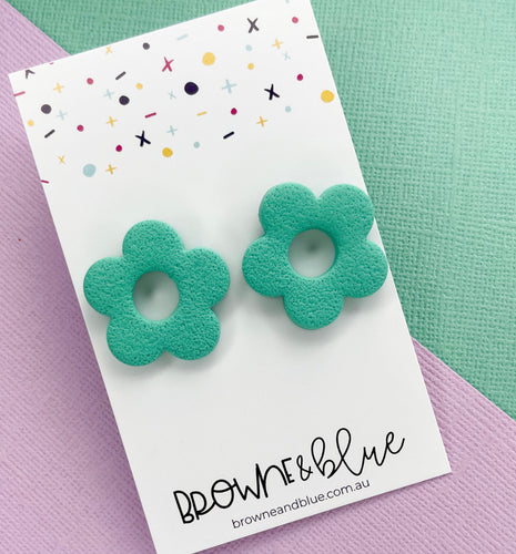 Mint Bloom Studs