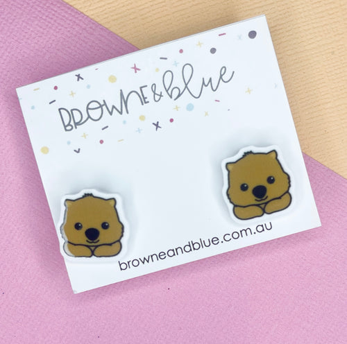 Wombat Acrylic Studs