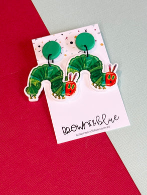 Caterpillar Acrylic Dangles