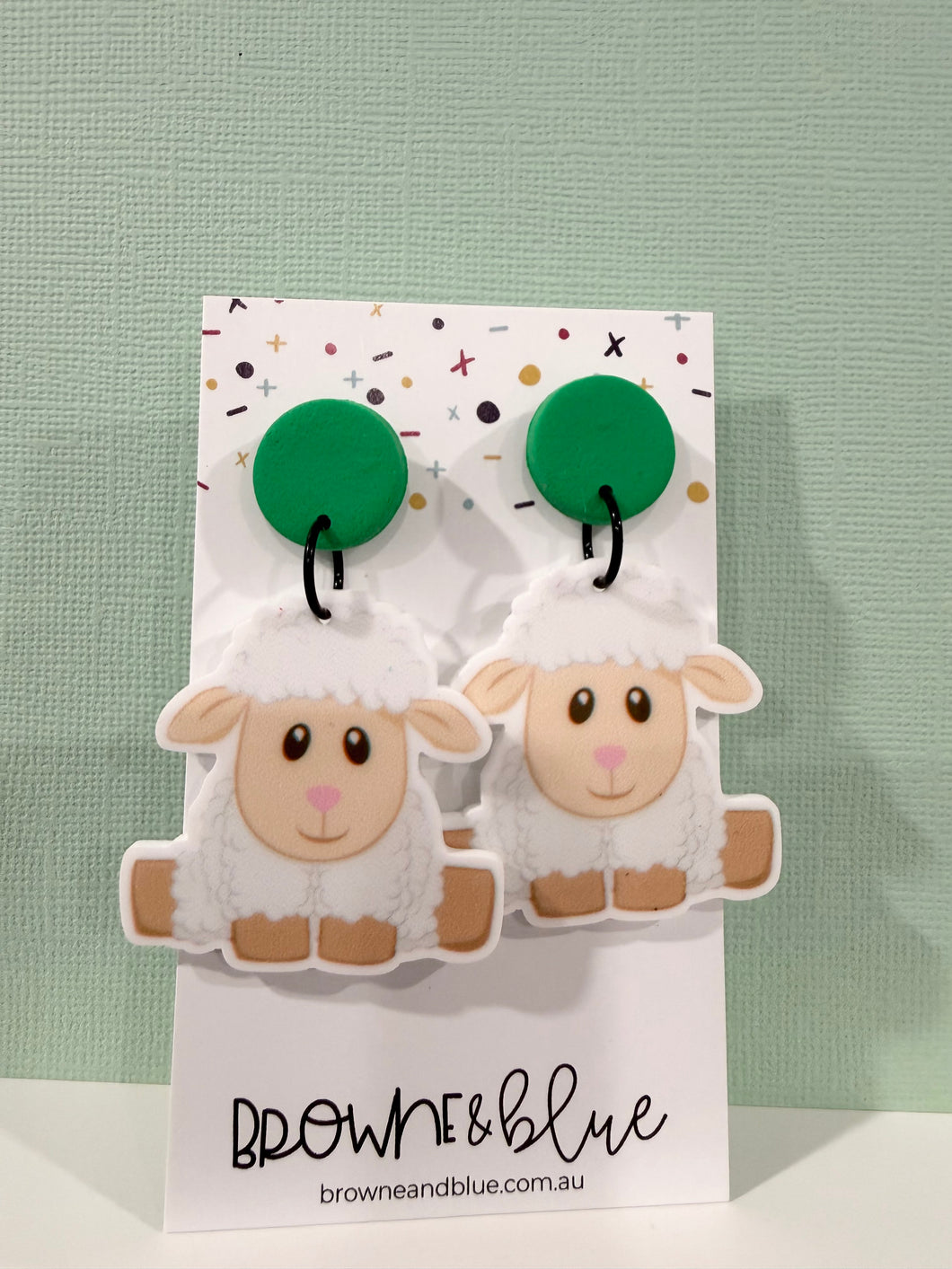 Sheep Acrylic Dangles
