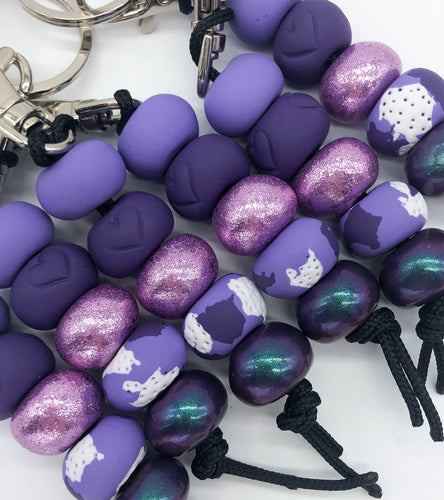 Purple Bliss Keyrings