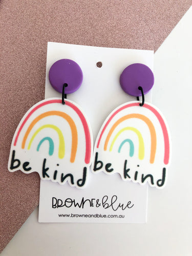 Be Kind Rainbow Dangles