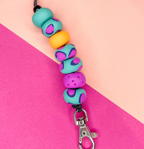 Bright Leopard Lanyard