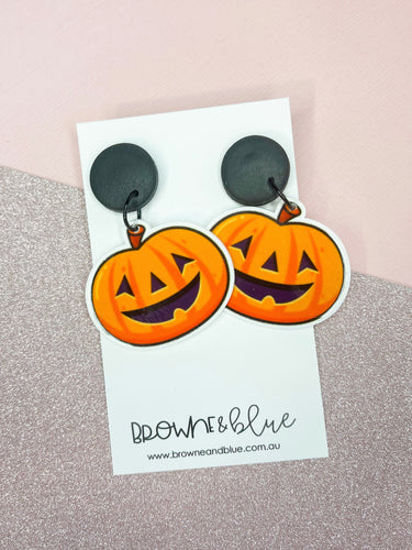 NEW Halloween Pumpkin Hat Dangles