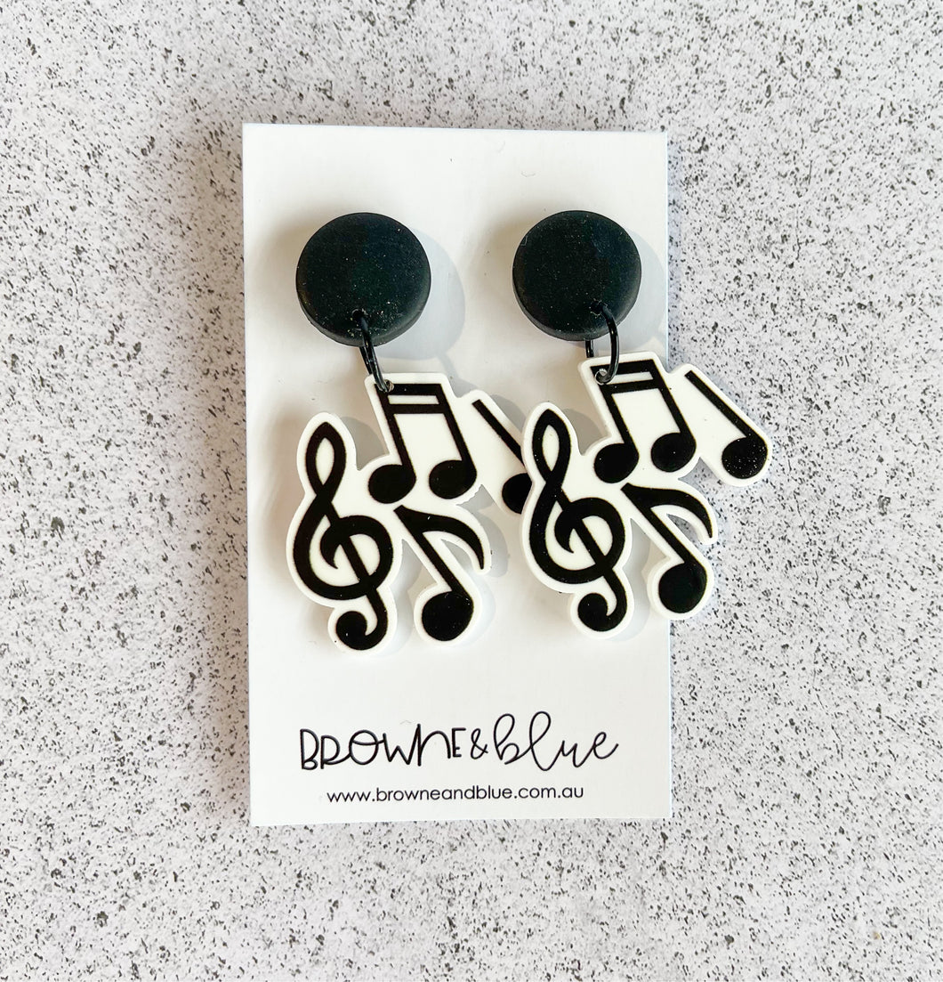 Music Notes Dangles